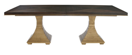 Bernhardt - Jet Set Double Pedestal Dining Table